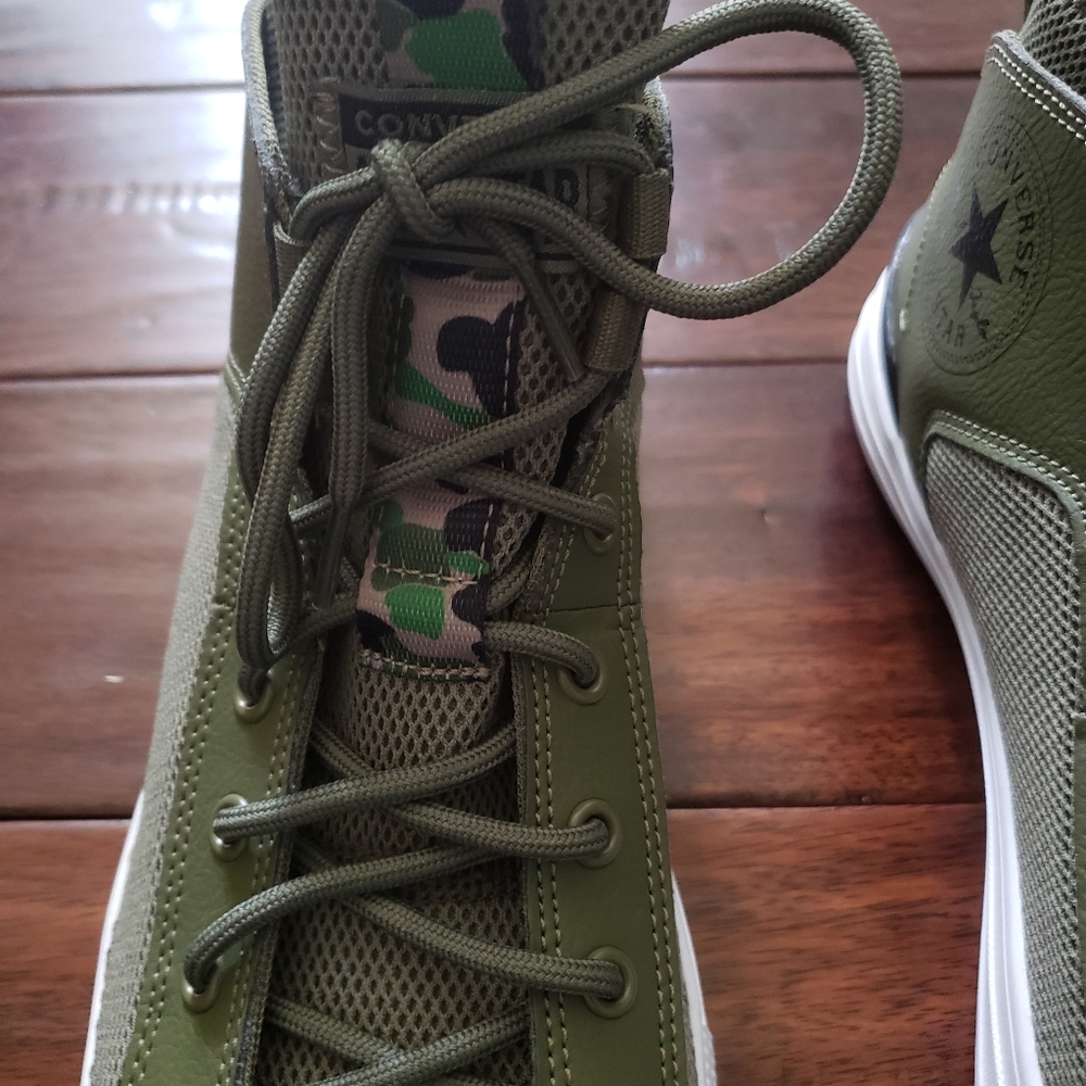 Men Camo Converse Shoes & matching Camo Pocket Tee - Picture 6 of 14